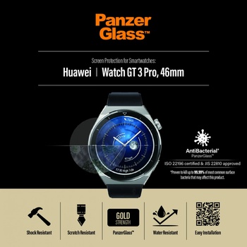 Image 1 of Panzer Стъклен протектор за часовник PanzerGlass за Huawei WATCH GT3 Pro 46mm