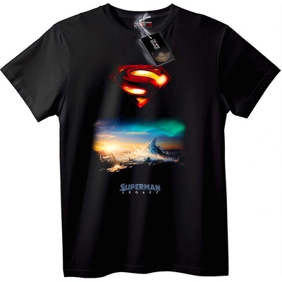 NOONEBRAND Тениска Superman наследство - 7XL, White
