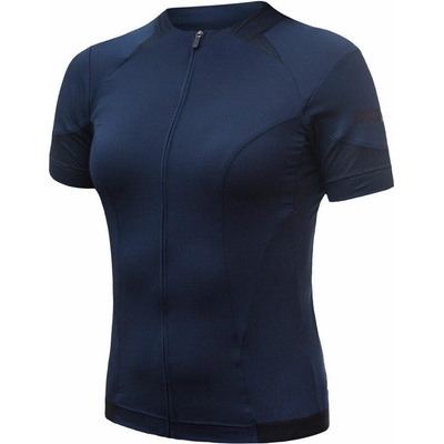 Sensor Coolmax Race dámský celozip kr.rukáv deep blue