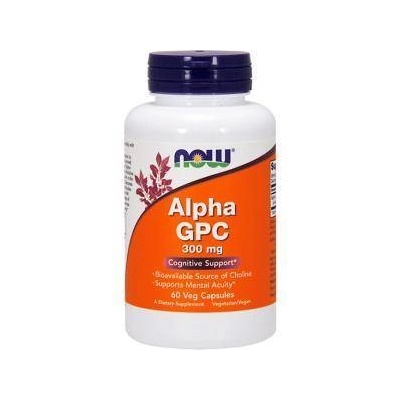 NOW Алфа-Глицилфосфорилхолин - Alpha GPC 300 мг. - 60 капсули - NOW FOODS, NF3085