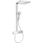 Hansgrohe Raindance E - Душ комплект с термостат, 30x30 см, EcoSmart, матово бяло 27362700 (27362700)