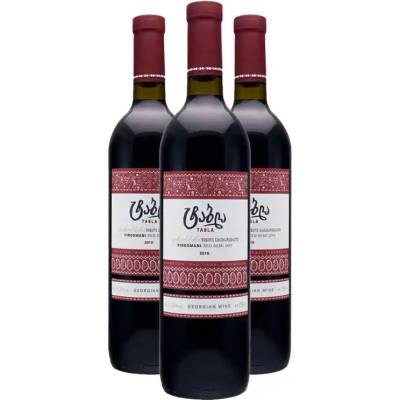 Tabla Tabla Pirosmani červené polosuché víno 12% 3 x 0,75 l (holá lahev)