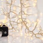 EUROLAMP LED външен гирлянд CLUSTER 768xLED/8 функции 9 m IP44 топла бяла (EU0164)