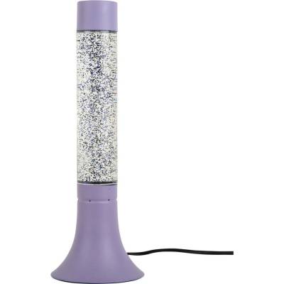 Leitmotiv Лилава настолна лампа със стъклен абажур (височина 37, 5 cm) Astro Glittler - Leitmotiv (LM2244PU)