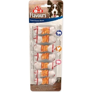 8in1 Лакомство 8in1 Triple Flavour дъвчаща кост XS 7бр (A4-144472)
