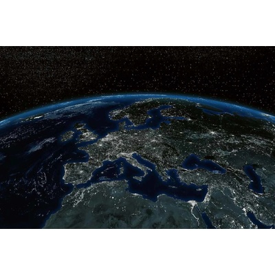 Dimex MS-5-2249 Vliesová fototapeta Evropa z vesmíru rozměry 375 x 250 cm