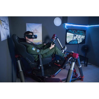 Pohyblivý letecký simulátor – preleťte sa virtuálnou realitou