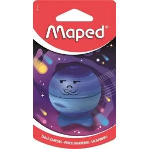Maped Maped: Planet острилка с контейнер във форма на планета - едноотворна, различни видове (IMA051101)