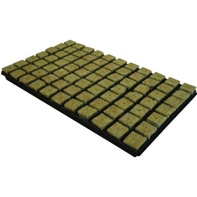 Grodan 36x36x40 mm, sadbovacie kocky s dierou a sadbovačom 77 ks, BOX 18 KS