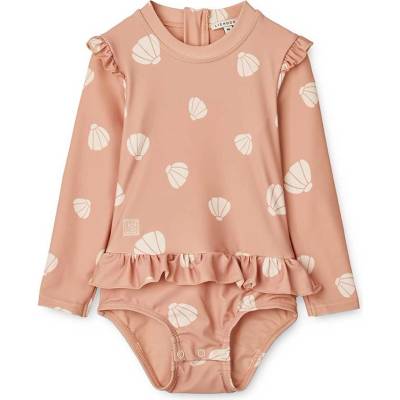 Liewood Цял бебешки бански Liewood Sille Baby Printed Swimsuit в розово (LW18935)