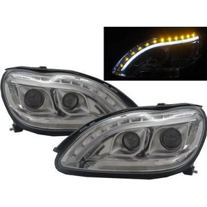  Кристални фарове за Mercedes W220 S-Class (1998-2005) - Лайтбар дизайн