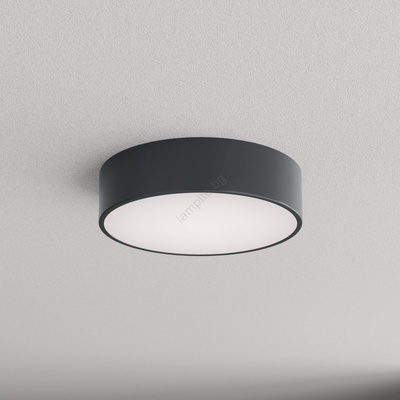 Brilagi - Таванно осветително тяло за баня с вграден сензор CLARE 2xE27/24W/230V Ø 30 см антрацит IP54 (BG5221)