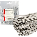 Amio 04319 Nerezové sťahovacie pásky 4,6 x 100 mm 100 ks