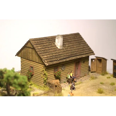 MDS - Modelové domečky Špalek Drevenica - Čeľadník 1:87