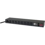 APC ap7801b разпределител на напрежение (pdu) 8 Изход(и) за променлив ток 1u Черен (ap7801b)