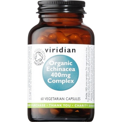 Viridian Organic Echinacea 400 mg Complex 60 kapsúl