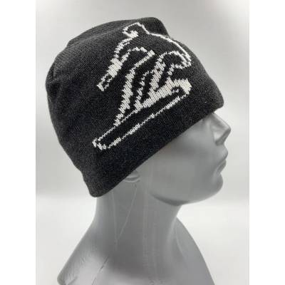 Pánská čepice Alfred tm. melír-bílá