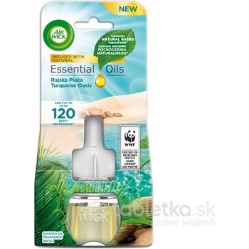 Air Wick Life Scents Tyrkysová laguna elektrický osvěžovač náhradní náplň 19 ml