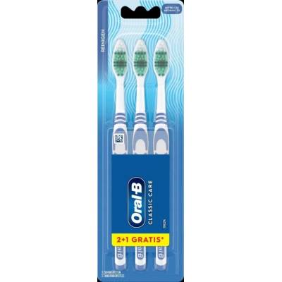 Oral-B Classic Care Střední Modrý 3 ks