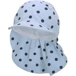 Sterntaler Шапка с UV 50+ защита Sterntaler - На точки, за момче, 51 cm, 18-24 месеца, синя (1422322-325) - baby