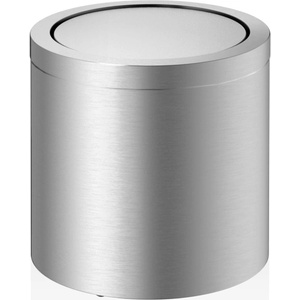 DECOR WALTHER Кошче за отпадъци в баня Basic 21 см цвят стомана мат (0608076)