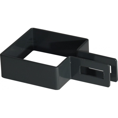 Příchytka panelu na sloupek 60x60 mm, koncová, antracit