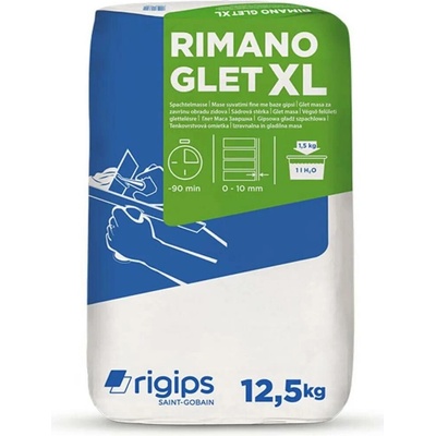 Rigips Stěrka sádrová Rimano Glet XL 12,5kg