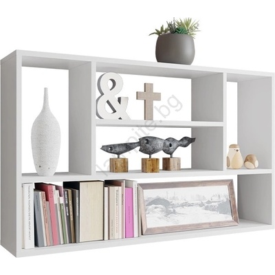 Mirjan24 Етажерка PAPIKO 60x100 см бял (MJ0062)