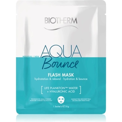 Biotherm Aqua Bounce Super Concentrate platýnková hydratačnní maska s kyselinou hyaluronovou 35 ml