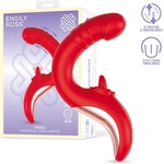 Engily Ross Drako Thrusting & Licking Vibrator Red