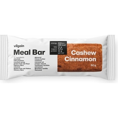 Vilgain Meal Bar Kešu a skořice 50 g