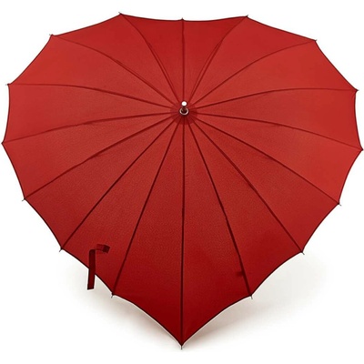 Fulton dámský holový deštník Heart 1 UV L909 red