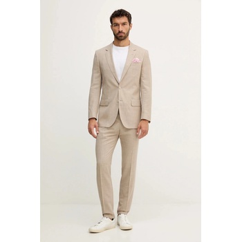 BOSS Копринено джобно каре BECKHAM x BOSS в розово 50549107 (50549107)