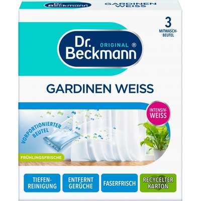 Dr. Beckmann Bieliaca soľ na záclony 3 vrecká