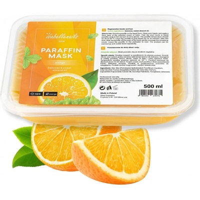 Isabellenails Parafín kosmetický Pomeranč 500 ml