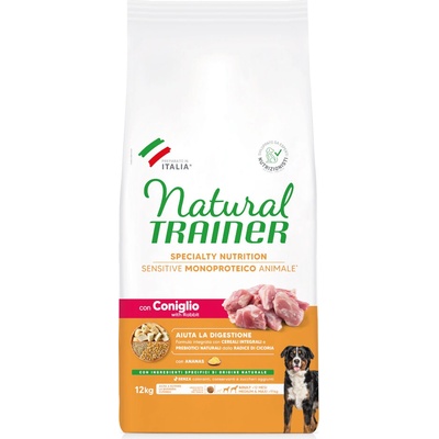 Natural Trainer Sensitive PLUS Adult Medium MAXI KRÁLIK 2 x 12 kg