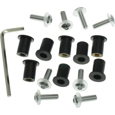 Imbusy oxford pro plexi vc matic m5 v pryzovem pouzdre a podlozek stribrna