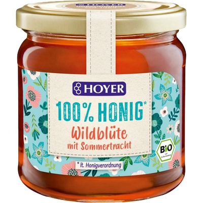 HOYER Bio med z divokých květin 500 g