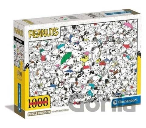 Clementoni Impossible Peanuts 1000 dielov