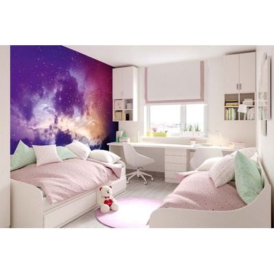 DIMEX ART Самозалепваща се флизелинова фототапета абстрактно нощно небе 375 x 250 см