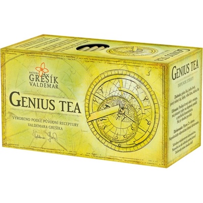 Grešík bylinný čaj Genius Tea 20 nálevových sáčků