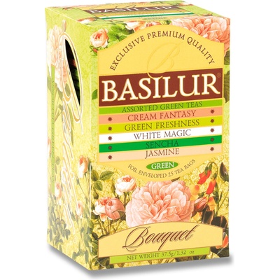 Basilur Assorted Green Bouquet 25 x 1,5 g