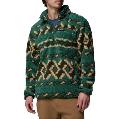Columbia Мъжки поларен пуловер Columbia Rugged Ridge High Pile Half Zip Fleece jumper - Rain Forest Knitknot - размер XXL (005-6148-0815)