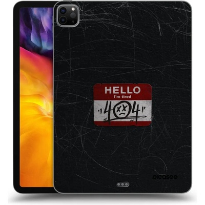 Picasee silikónový čierny obal pre Apple iPad Pro 11" 2020 2.gen HELLO 404