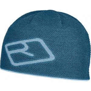 Ortovox Зимна шапка (beanie) Ortovox Merino Logo Knit Beanie - Light Nunatak - размер 50-56 cm (204-8710-0811)