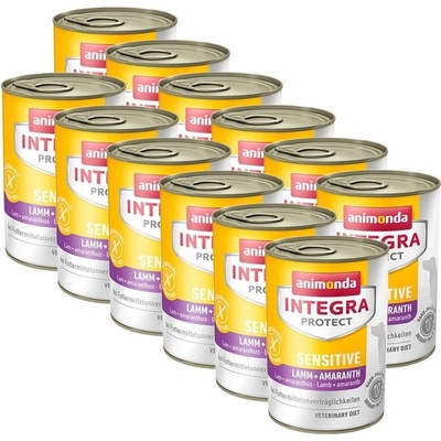Animonda Integra Protect Dog Sensitive jahňacie s amarantom 12 x 400 g