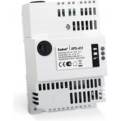 Záložní napájecí zdroj Satel impulsní 12 V DC 4 A na DIN lištu