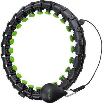 TUNTURI Hula Hoop s nastaviteľným závažím čierna