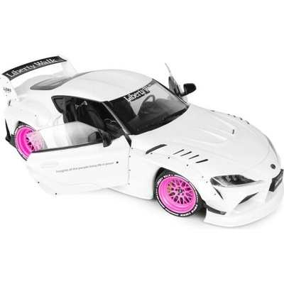 SOLIDO TOYOTA GR SUPRA LIBERTY WALK BODY KIT WHITE 1:18