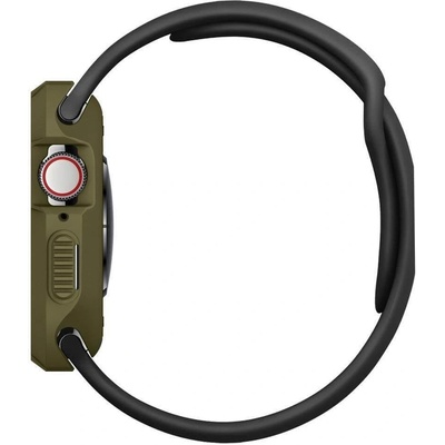 Spigen Хибриден кейс с висока степен на защита за Apple Watch 44мм, 45мм - Spigen Rugged Armor Case (тъмнозелен) (062CS26015 )